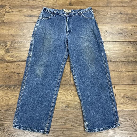 Big Mac Other - Vintage Big Mac Jeans Mens 40x30 Blue Carpenter‎ Straight Workwear Relaxed Fit